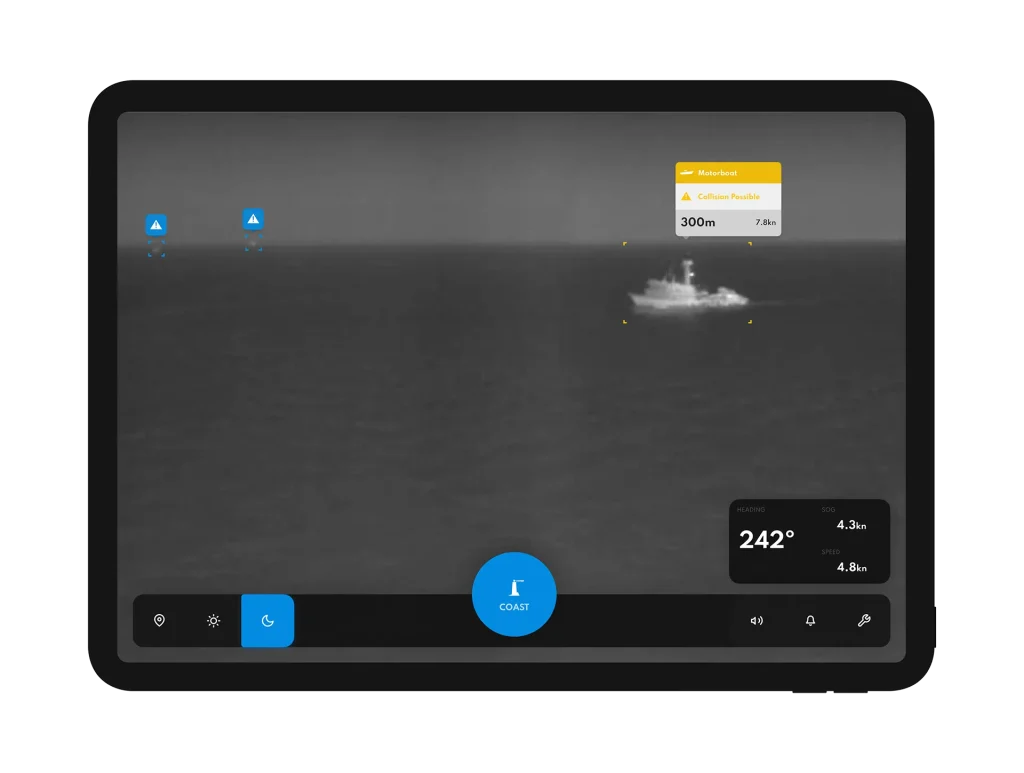 sea.ai app with thermal interface
